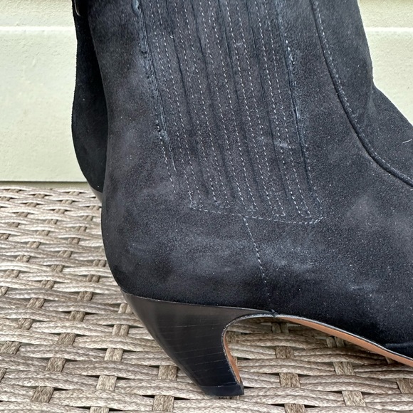 Labucq Black Suede Boots - Picture 4 of 10